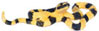 Dollhouse Miniature Banded Krait Snake, Large, Yellow & Bk