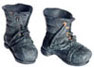 Dollhouse Miniature Old Shoes, Black