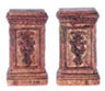 Dollhouse Miniature Acanthus Pedestal 2 Pcs (M), Gray Ancient
