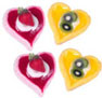 Dollhouse Miniature Heart Tart (L), 4 Assorted