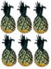 Dollhouse Miniature Pineapple, 6 Pcs
