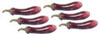 Dollhouse Miniature Eggplant, 6 Pc