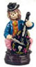 Dollhouse Miniature Monkey Cellist