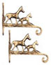 Dollhouse Miniature Wall Bracket/1 Pair