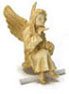 Dollhouse Miniature Sitting Angel, Tan, 1Pc