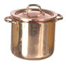 Dollhouse Miniature Pot, Large, Copper