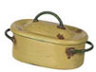Dollhouse Miniature Dutch Oven, Gold
