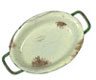 Dollhouse Miniature Oval Gratin, Beige