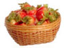 Dollhouse Miniature Strawberry Basket