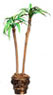 Dollhouse Miniature Mass Cane, Round Planter