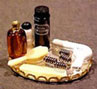 Dollhouse Miniature Deluxe Hair Care Tray