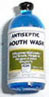 Dollhouse Miniature Antiseptic Mouth Wash - Blue Bottle
