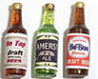 Dollhouse Miniature Beer Set #2-On Tap, Amerst, Hofbrau