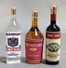 Dollhouse Miniature Liquor Set #5-Gin,Cognac,Brandy