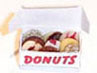 Dollhouse Miniature Donut Box-Filled