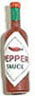 Dollhouse Miniature Hot Pepper Sauce