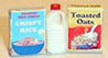 Dollhouse Miniature Cereal Set -1/2Gal Milk, 2 Cereal Boxes