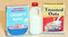 Dollhouse Miniature Cereal Set -1/2Gal Milk, 2 Cereal Boxes