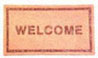 Dollhouse Miniature Welcome Mat