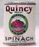 Dollhouse Miniature Quincy Spinach (1 Lb. Can)
