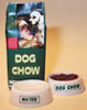 Dollhouse Miniature Dog Chow Bag (Small) W/Bowl Of Food