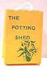 Dollhouse Miniature The Potting Shed Shopping Bag