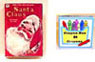 Dollhouse Miniature Santa Claus Coloring Book & Crayons