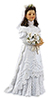 Dollhouse Miniature Bride