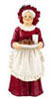 Dollhouse miniature STANDING MRS. SANTA