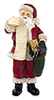 Dollhouse miniature STANDING SANTA