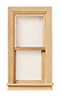 Dollhouse Miniature Standard Working Window W/Pane