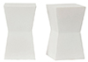 Dollhouse Miniature Resin White Block Table