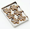 Dollhouse Miniature Gingerbread Man Cookies on a sheet