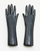 Black Rubber Gloves