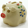 Dollhouse miniature PIGGY BANK, YELLOW