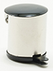 Dollhouse Miniature Stainless Steel Garbage Can