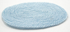 Dollhouse Miniature Baby Blue Rug, Small