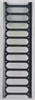 Dollhouse Miniature Modern Rail Fencing, Black, 2Pk