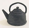 Dollhouse Miniature Black Tea Kettle