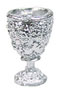 Dollhouse Miniature Ornate Goblet Silver