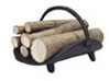 Dollhouse Miniature Fireplace Log Holder W/Logs