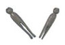 Dollhouse Miniature Clothes Pin 2Pcs.