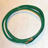 Dollhouse Miniature Green Garden Hose W/Nozzle