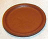 Dollhouse Miniature Pizza Pan, Terra Cotta