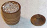 Dollhouse Miniature Bucket, Ice, Aged,/Ice