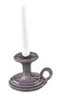 Dollhouse Miniature Candle Holder W/Candle Black