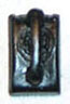Dollhouse Miniature Telephone, Wall, Dial, Black