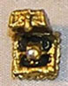 Dollhouse Miniature Ring Box W/Ring
