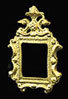 Dollhouse Miniature Gold Frame 1 1/4 X 3/4