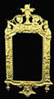 Dollhouse Miniature Gold Frame 2 3/4 X 1 1/4